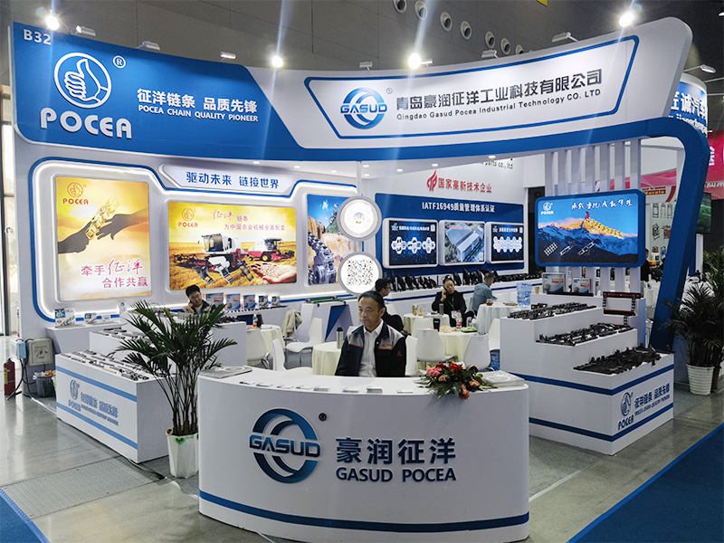 青岛豪润征洋闪耀驻马店春季全国农业机械展，链传动技术引关注